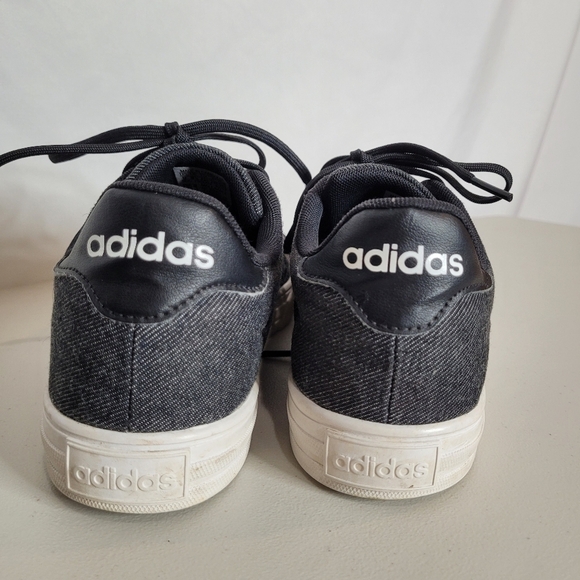 Adidas Men's Daily 2.0 Low Profile Denim Canvis Lace-Up Sneaker - Size 9 - Picture 4 of 14